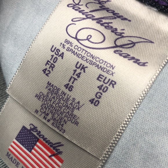 LIKE NEW NYDJ HIGH-RISE FLARE BOOT JEANS 10/30x34 🇺🇸 - Picture 9 of 12